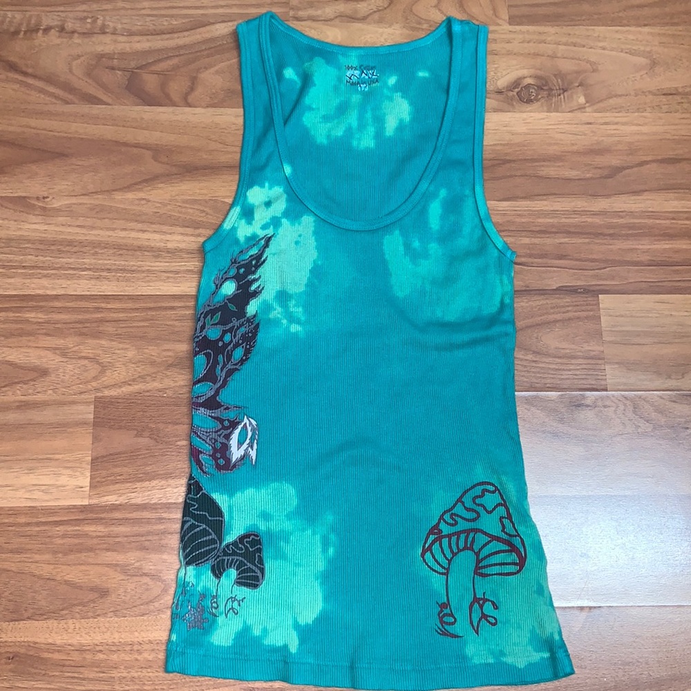 Grail Tie Dyed Graphic Tank Top